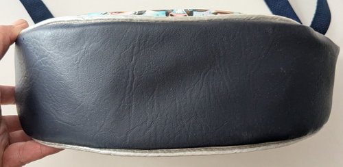 Happy Cows Faces, Schultertasche Zip Handtasche Handarbeit Unikat NEU - Bild 8 von 14