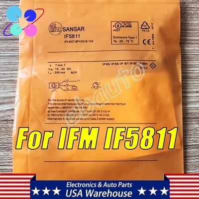 New Replacement For IFM Electronic IF5811 Inductive Sensor 3-Pin New in Bag