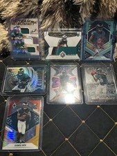 2022 Panini Limited Devonta Smith 42/50 3 Color Jersey Match Patch #LM-DS Eagles