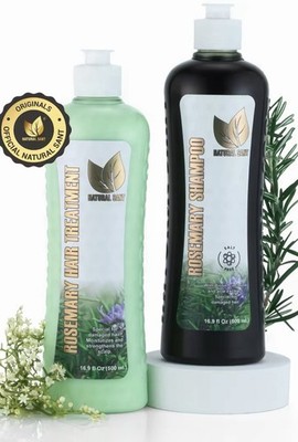 Natural Sant Rosemary Shampoo & Hair Treatment Set 16.9 fl oz Biotin