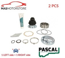 DRIVESHAFT CV JOINT KIT PAIR TRANSMISSION END PASCAL G8B006PC 2PCS I NEW