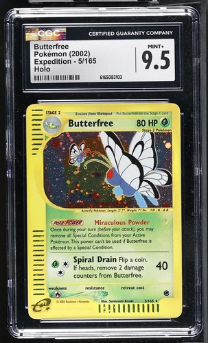 Butterfree graded CGC 9.5 for sale on eBay