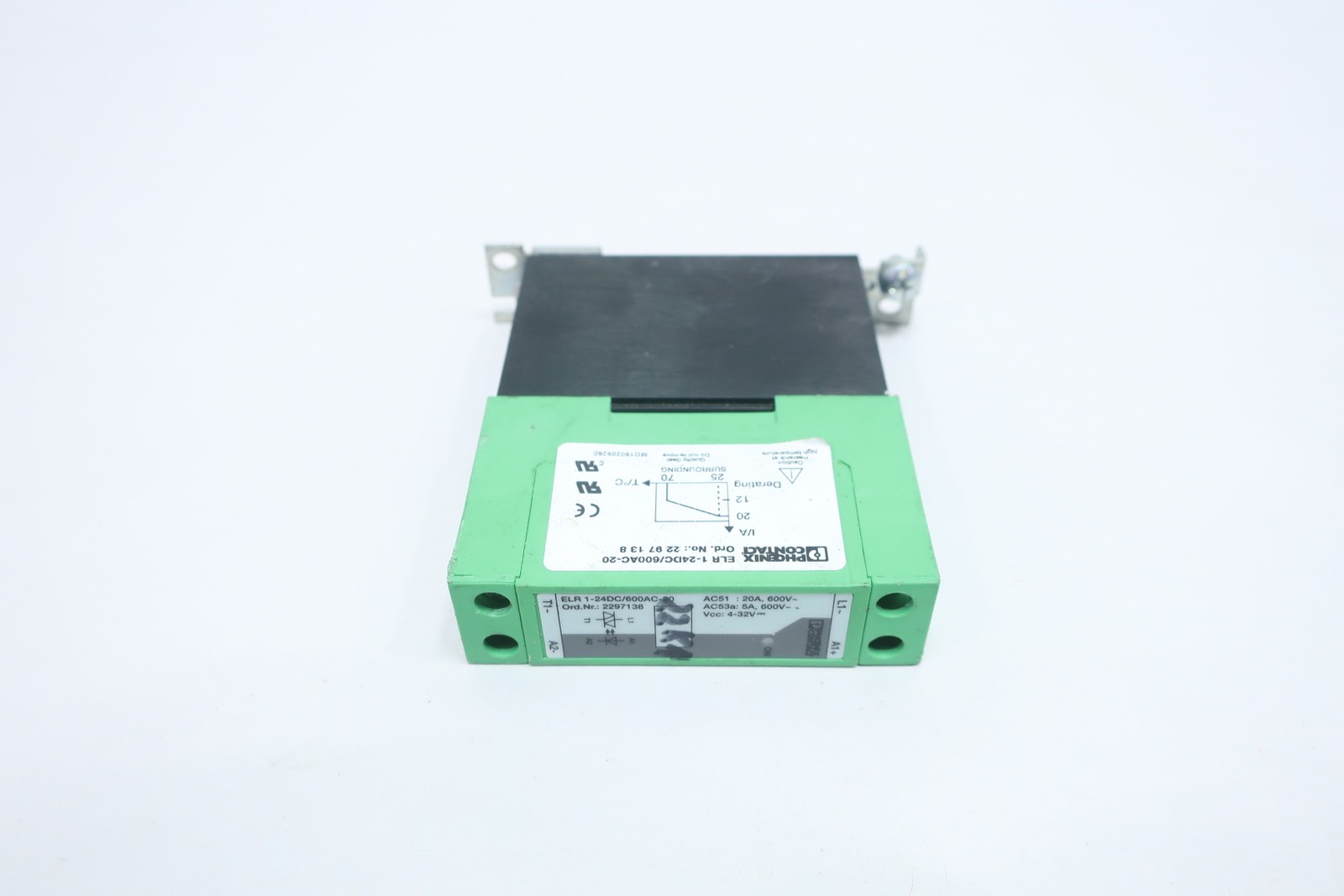 Phoenix Contact ELR 1-24DC/600AC-20 Solid State Contactor 5/20a Amp 4-32v-dc
