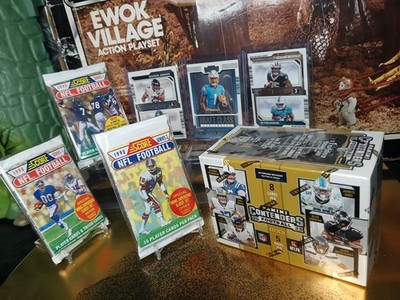   NFL Contenders Football Set 2023 3 1990 Retro Packs 3 Rookies NEU OVP Karten