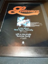 The Lettermen Summer Song Rare Original Promo Poster Ad Framed!