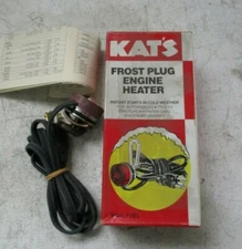 NOS KAT'S  K4A FROST PLUG ENGINE HEATER 10401 FREE SHIPPING