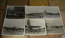 C17 - LOT OF 6 1950's US AIRFORCE VINTAGE PLANES REAL PHOTO'S