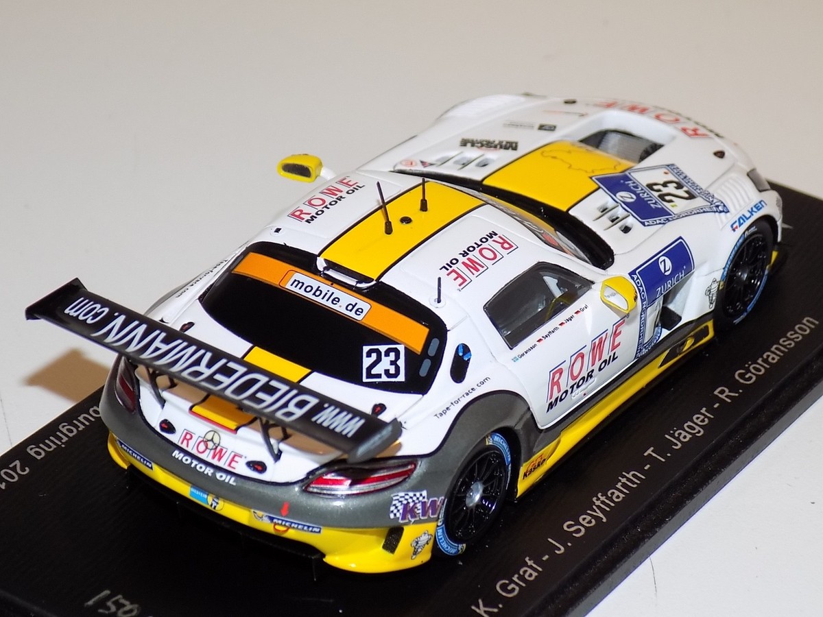 ミニカー Spark Mercedes-Benz SLS AMG GT3 738 1/43 Spark Mercedes Benz SLS AMG GT3 Car #23 Hours of Nurburgring