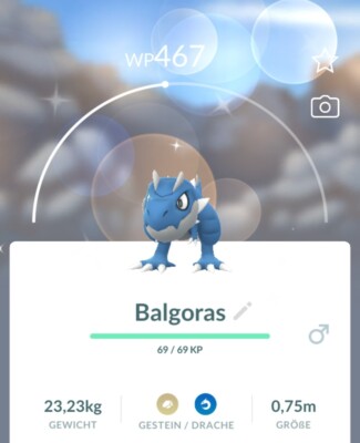   #0696 Shiny Balgoras Pokémon Go 