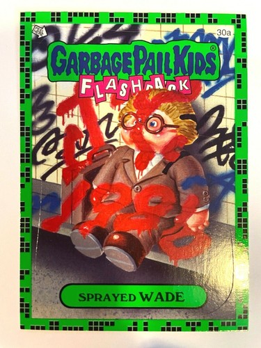 Pegatina/tarjeta verde Garbage Pail Kids GPK 2011 Flashback Serie 2 *Elige una* - Imagen 67 de 72