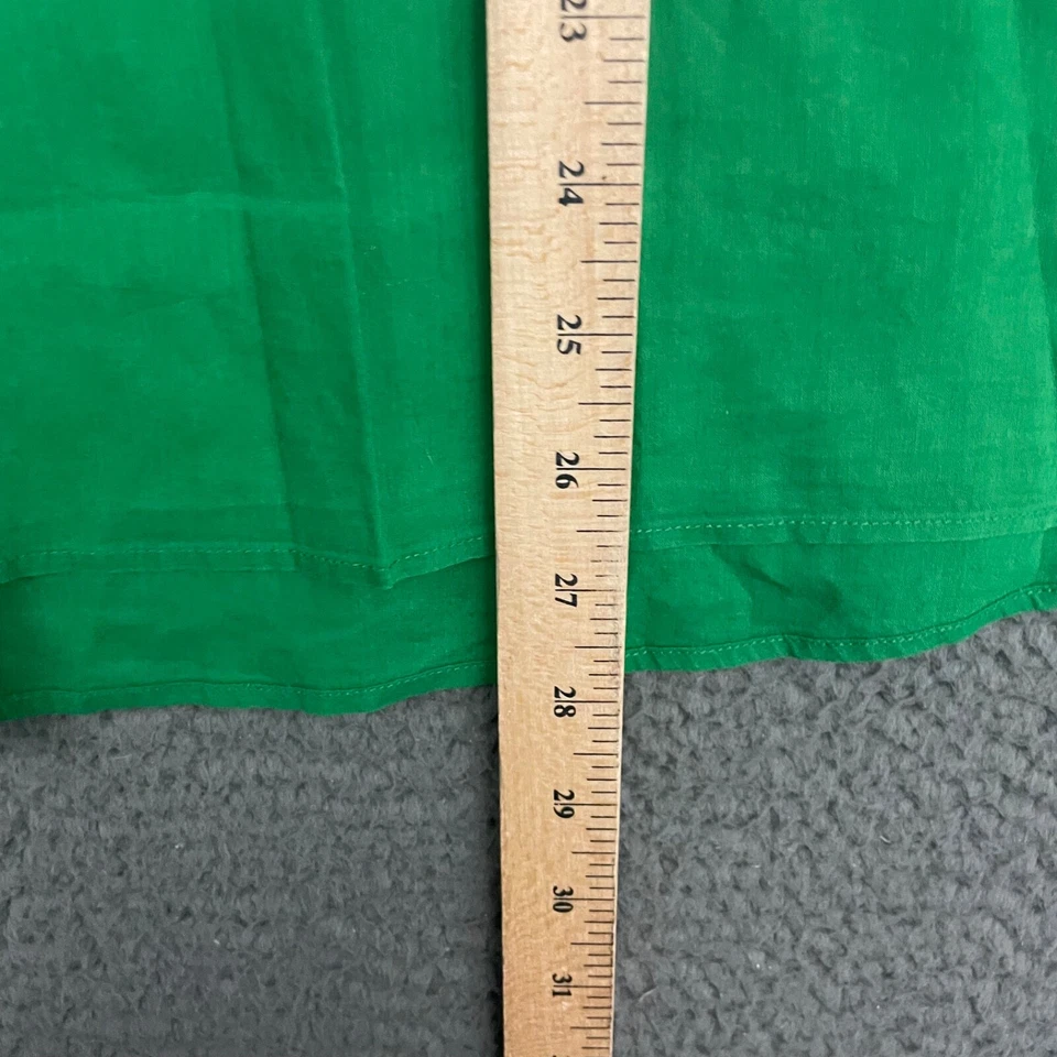 Top túnica Odd Molly para mujer talla 1 pequeño verde bordado boho algodón informal Foto 3 de 4