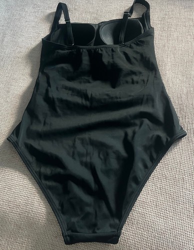 Badeanzug Gr. 38 * NEU * Schwarz einteilig * - Bild 2 von 5