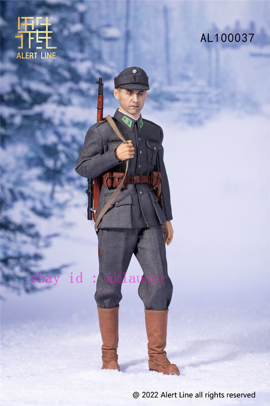 Alert Line Al100037 1/6 World War Ii Finnish Army Soldier Action