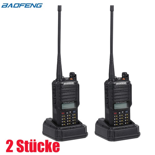 BF-UV-9R Plus Handfunkgerät FM Transceiver Walkie Talkie 128CH Amateur 8W IP67 - Afbeelding 2 van 17