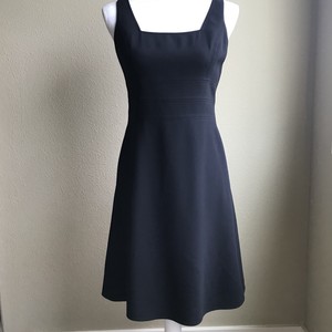 Ann-Taylor-Petites-Classic-Black-Sleeveless-A-line-Dress-Size-4