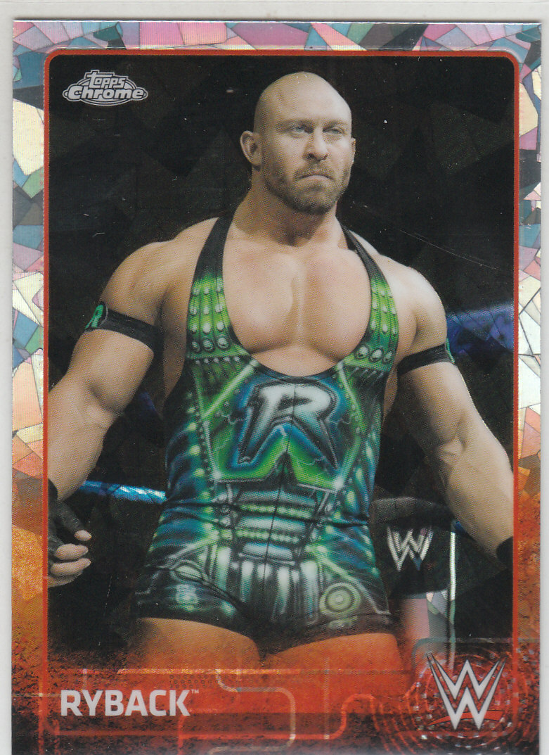 2015 Topps Chrome WWE Atomic Refractor #62 RYBACK 