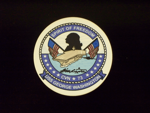USS GEORGE WASHINGTON CVN 73 montañas rusas militares USN EE. UU. marina - Imagen 2 de 7