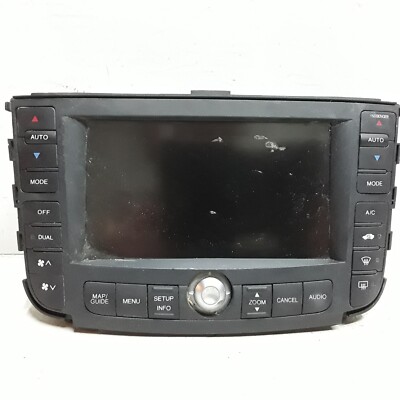 04 05 06 Acura TL navigation display screen with heater AC controls 39050-SEP-A4