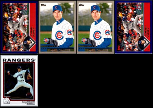Topps Ismael Valdes (5) Card Lot - RARE COLLECTIBLE – OWN A PIECE OF HISTORY!