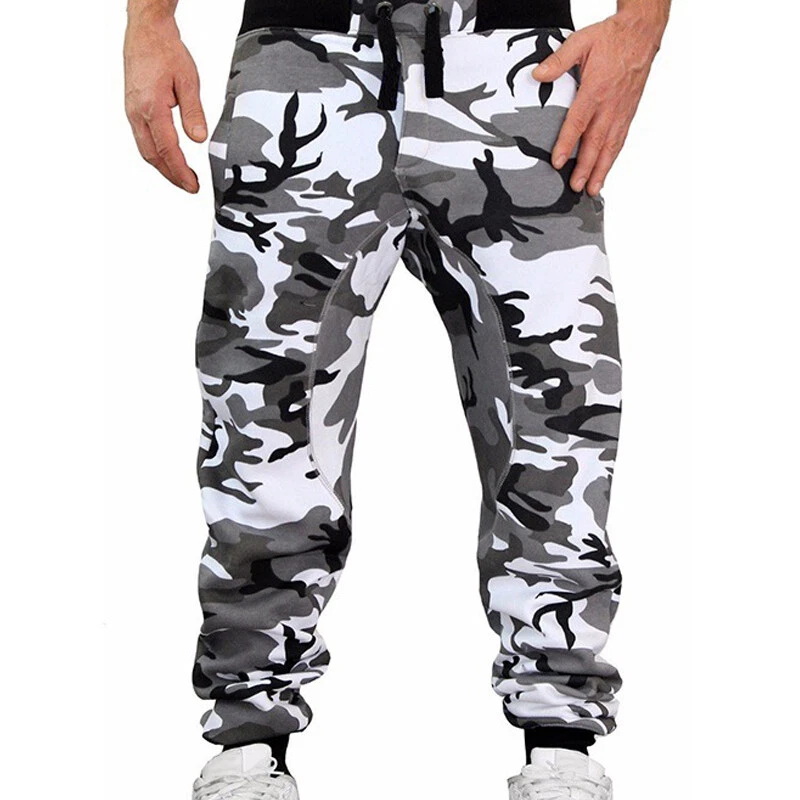 Men Sportwear Camouflage Jogger Baggy Harem Sweatpants Pants Slacks Trousers Plus Size XS-8XL