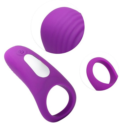 Anillo De Polla Vibrador Juguete Sexuales Para Hombres Women Clítoris Masajeador - Picture 7 of 9