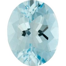 Natural Fine Light Blue Aquamarine - Oval - Brazil - AAA Grade