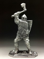 Tin Toy soldiers Russian combatant 13-14 centuries 54mm 1/32 metal