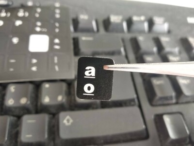 Aufkleber Sticker PORTUGIESISCH Portugiesisch Tastatur Buchstaben PT für PC und Laptop!
