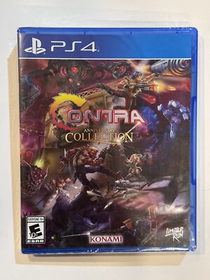 Contra Anniversary Collection Limited Run #446 PS4  NEW! Factory Sealed