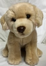 Toys R Us Animal Alley Golden Retriever Lab Dog Plush Perfect Realistic Nose