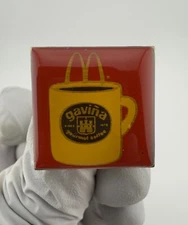 McDonald’s Gavina Gourmet Coffee Mug Employee Lapel Hat Pin