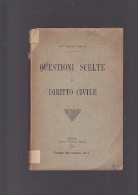 Raute ZIVILRECHTSFRAGEN Pistoia 1902