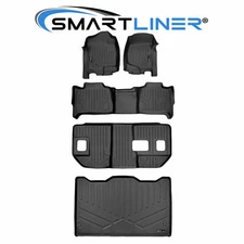 SMARTLINER Custom Fit Floor Mats Cargo Liner 3 Row 2007-2014 Suburban Yukon XL