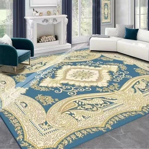 Retro Area Rugs 8x10 for Living Room Bedroom Floor Mat Non-slip Machine Washable - Picture 8 of 10