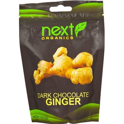 Next Organics Dark Chocolate Covered Ginger Candy 4 Ounce 6 per case. for sale online eBay