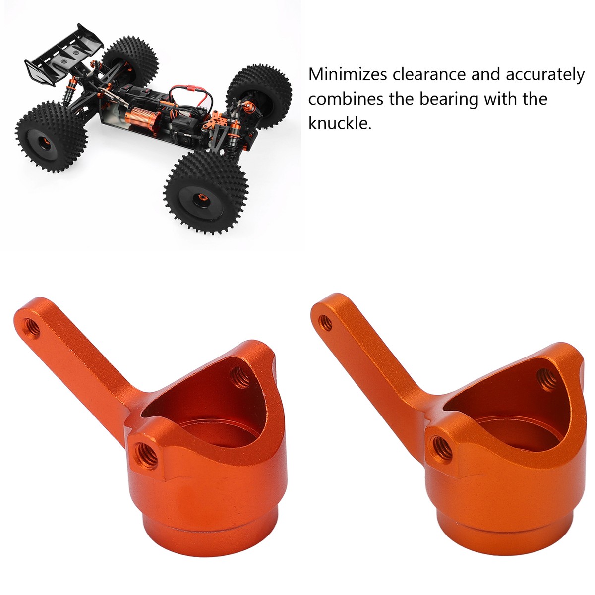 クラブ Rc 2Pcs RC Steering Cup Steering Knuckle Hub Carrier Part For