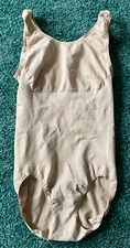 Control it shapewear tan one piece tank/sleeveless style size M bodysuit leotard