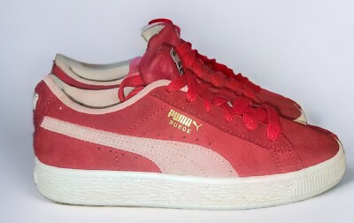 Size 2C Kids PUMA Suede Classic Low Red
