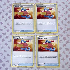 4x Pokemon TCG Damage Pump 156/196 Lost Origin Regular Uncommon NM/M
