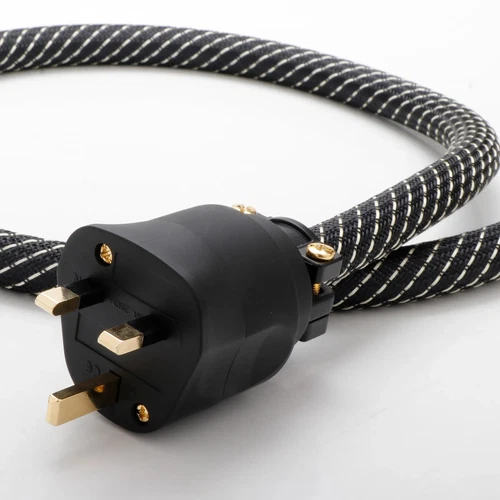 HiFi OCC Copper Cable EU Schuko US UK AU Power IEC C7 Female AC Main Supply Wire - Picture 10 of 18