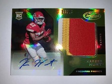 2017 Certified Freshman Fabrics Kareem Hunt Auto Autograph RPA RC #9 Of 25
