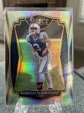 Rodrigo Blankenship 2020 Panini Select Silver Prizm RC #175 Indianapolis Colts