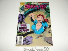GI Joe #143 Comic Marvel 1993 Snake Eyes Scarlett Rock N Roll Breaker Hawk Fein