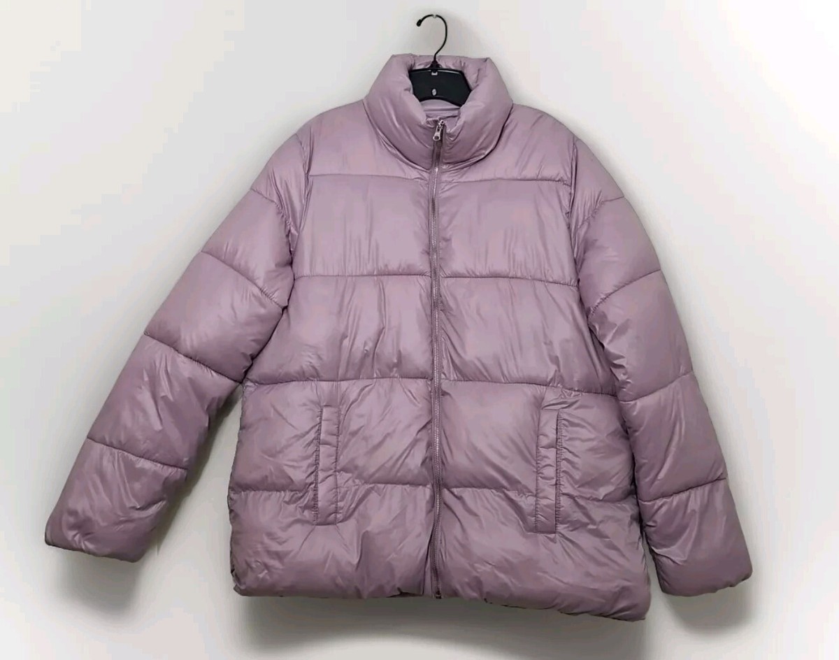 Old Navy Women's Pink Short Puffer Jacket Water/Frost Resistant sz