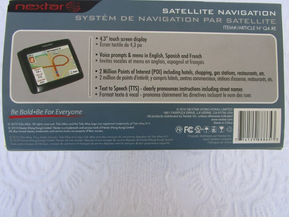 Nextar Q4-RE 4.3" display, Automotive Mountable, Satellite Navigation, GPS - Image 4 of 4