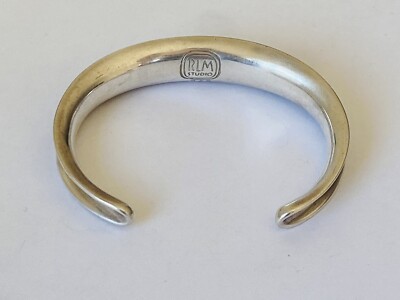 アクセサリー RLM SILVER 925 BRACELET Sterling Silver RLM Studio Robert Lee Morris Heart Bracelet 7.5