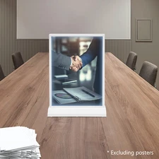 Tabletop LED Sign Holder, Desktop Advertising Holder, Light Up Menu Holder