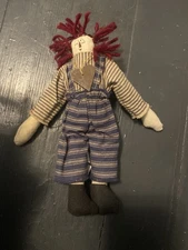 9 in. primitive-style Raggedy Andy doll