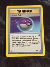 Master Ball 116/132 Gym Challenge Regular on eBay