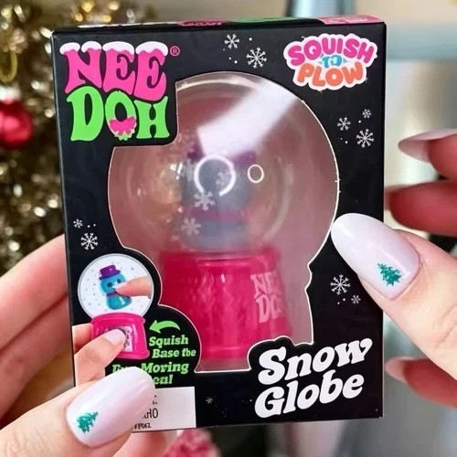 Nee-Doh-Snow Globe , Squishy Christmas Flow Snow Globe Squeeze Toy, 3